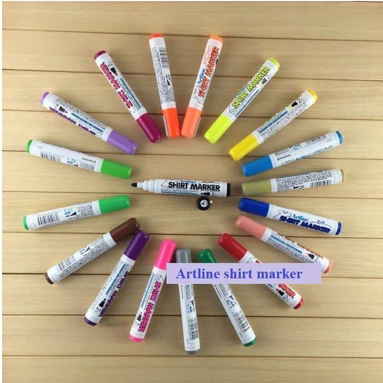Bút vẽ lên áo không phai Artline shirtmarker EKT-2