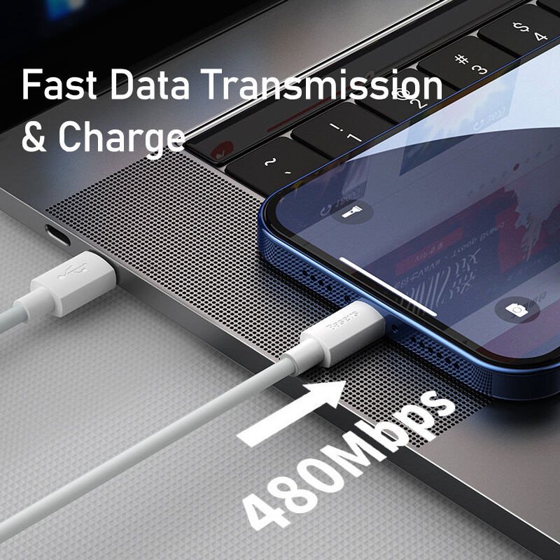 Baseus USB Loại C PD 20W cáp cho iPhone SE 11 12 13 14 Pro x XS 8 nhanh USB C Cáp cho iPhone loại C dây sạc