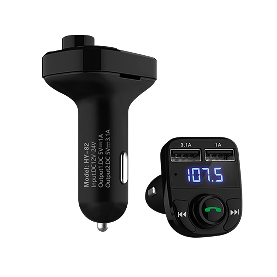 Car Bluetooth 5.0 FM Transmitter Wireless Handsfree Audio Receiver Auto MP3 Player 3.1A Dual USB Fast Charger Car Accessories