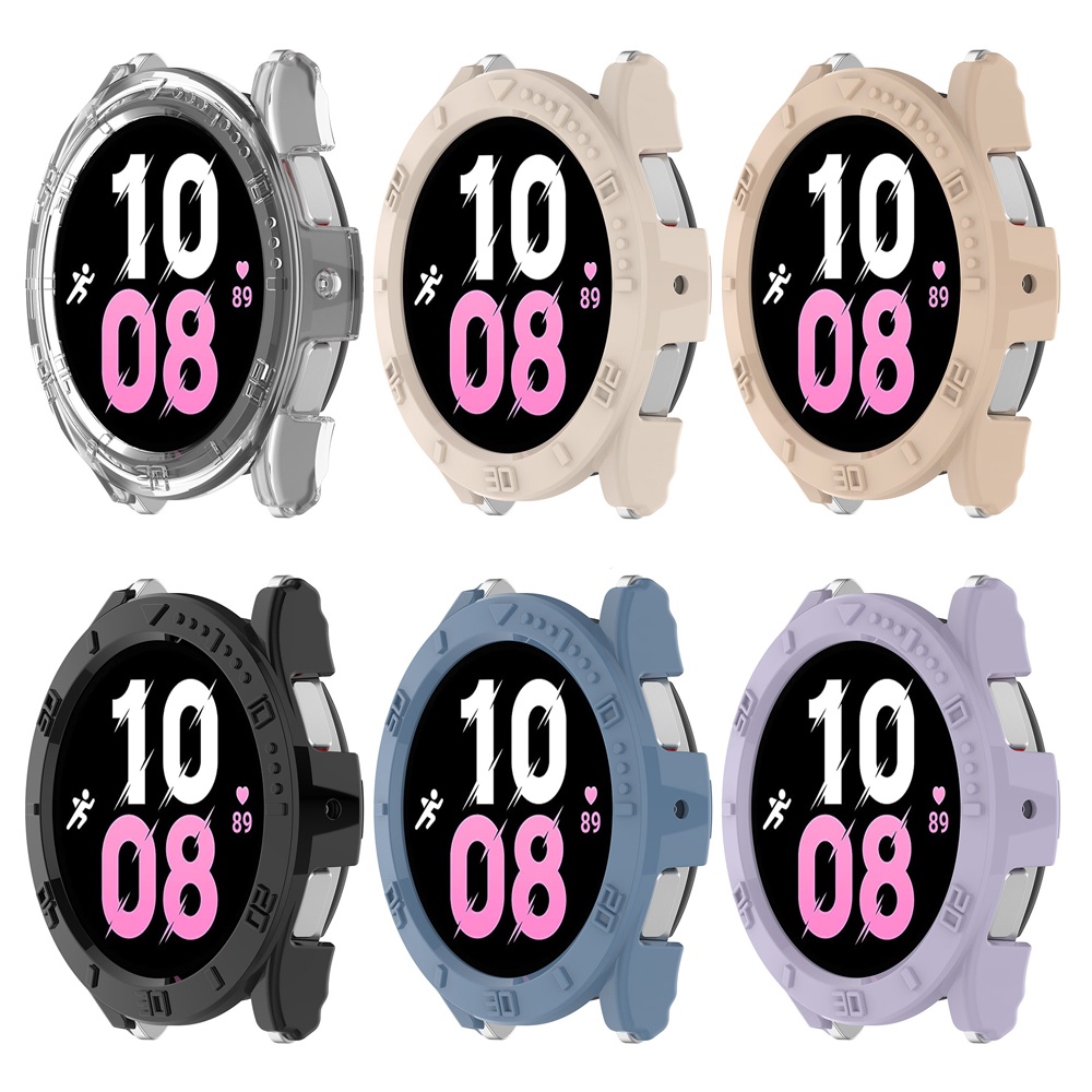Protective Case for Samsung Galaxy Watch 4 watch 5 40mm 44mm Scale Hard PC Bumper Shell Screen Protector Cover