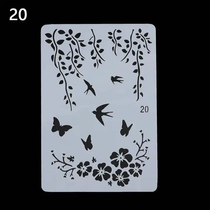 Swallow Embossing Paper Card Template Craft Hollow Layering Stencils Wall Painting Sbooking Stamping Stamp Album Decorative Lazada - Swallow Stencil For Wall Swallow Embossing Paper Card Template Craft Hollow Layering Stencils Wall Painting Sbooking Stamping Stamp Album Decorative Lazada - Swallow Stencil For Wall