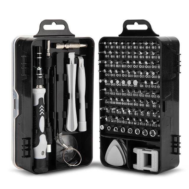 53 in 1 Screwdriver Set of Screw Driver Bit Set Multi Bit Precision Torx Screwdriver Tweezer Cell Phone Repair Tool for Computer