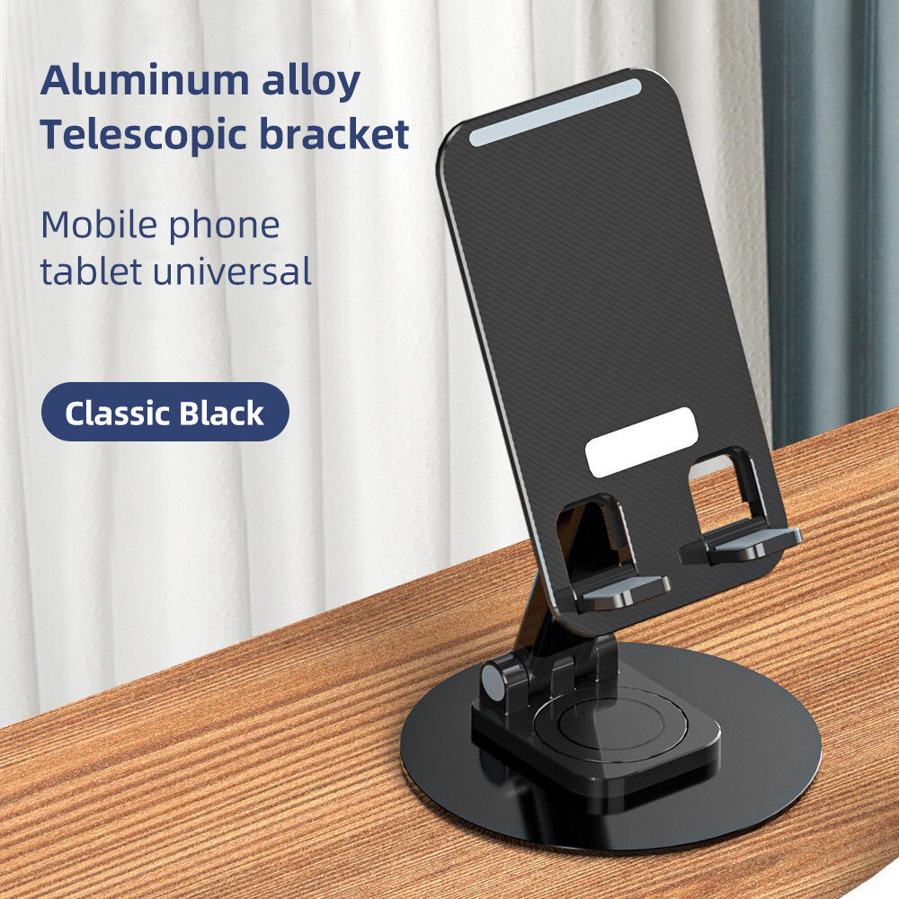 FONKEN 360° Metal Desk Mobile Phone Holder Stand For i-Phone i-Pad Xiaomi Adjustable Desktop Tablet Holder Cell Phone Stand