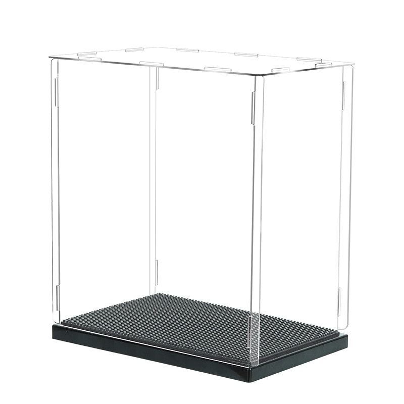HC Magic Acrylic Action figures Transparent Display Case Mini Base Dustproof Toy 3D Assembly Model Collection Show Box