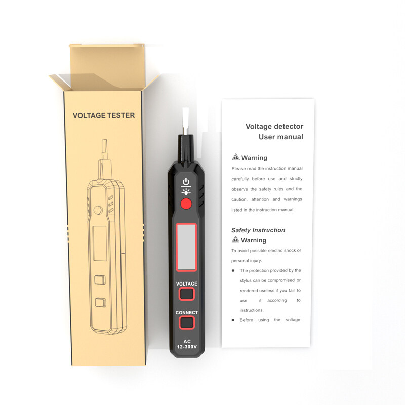 HT89 Voltage Detector Tester Pen 300V Pen Type Digital Multimeter