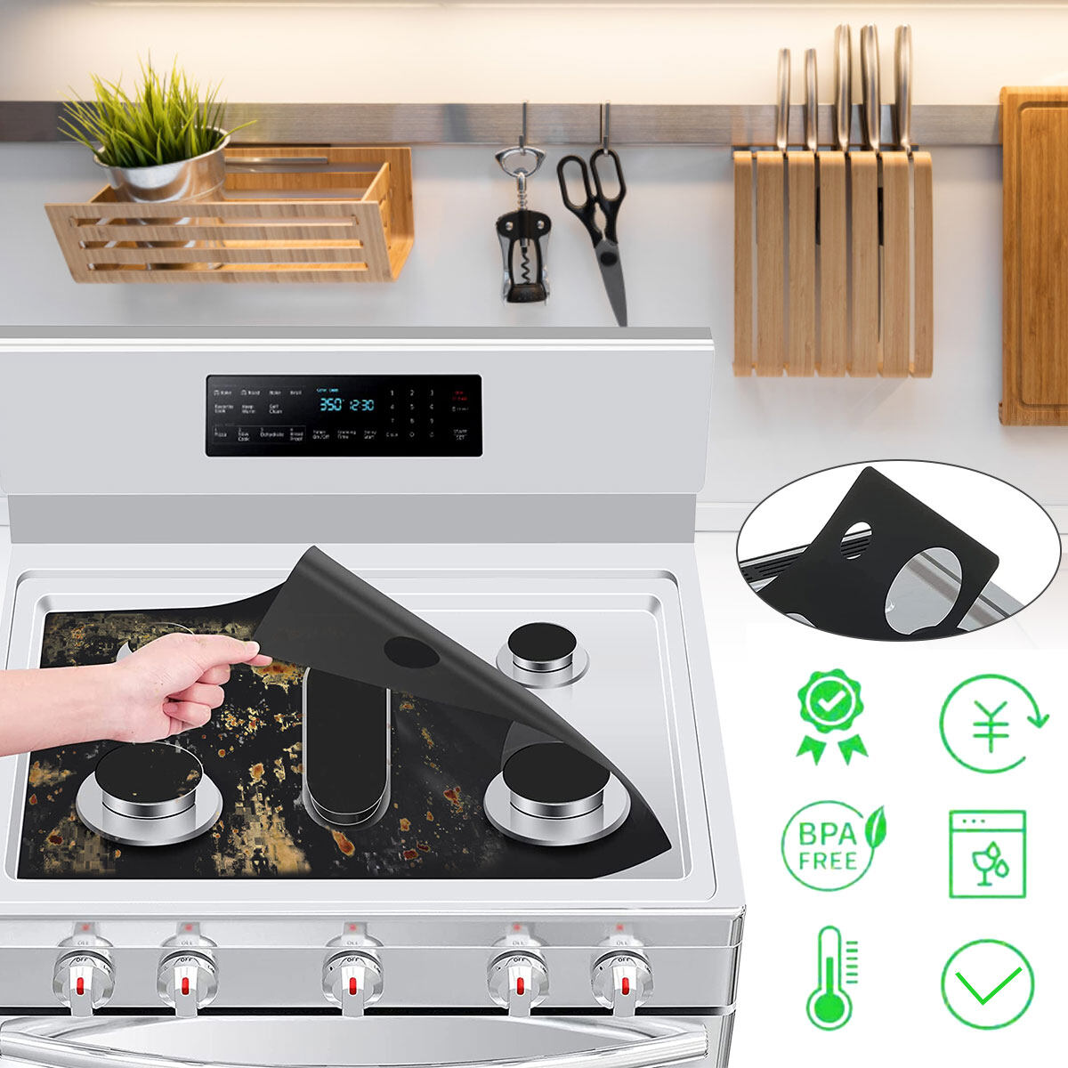 stove top gap covers