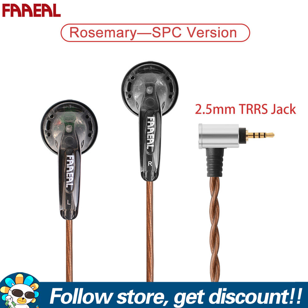 FAAEAL Rosemary 2.5mm/4.4mm Balanced Version Earphone Upgrade Silver ...
