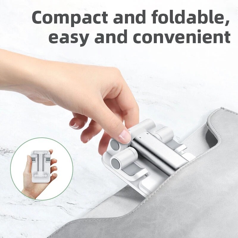 FONIX Universal Phone Stand Tablet Phone Holder Desktop Tablet Holder Table Cell Foldable Extend Support Desk Mobile Phone Holder Stand For Android iPhone iPad Adjustable