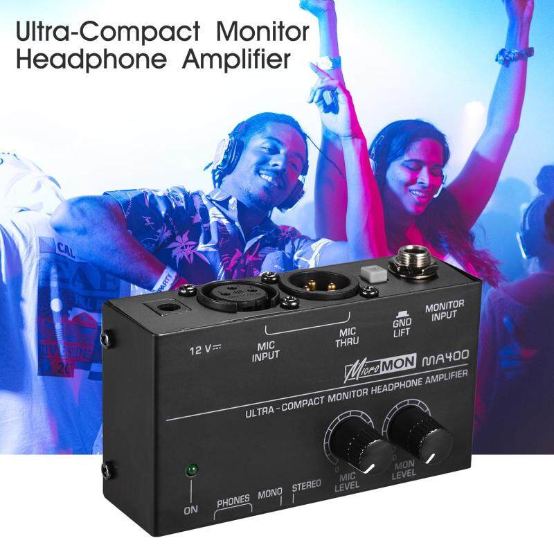 Bộ Khuếch Đại Tai Nghe Màn Hình Siêu Nhỏ Gọn Amp Với Đầu Vào Micro XLR Đầu Vào Màn Hình 6.35 Mm Đầu Vào Tai Nghe 6.35 Mm & 3.5 Mm Điều Khiển Âm Lượng