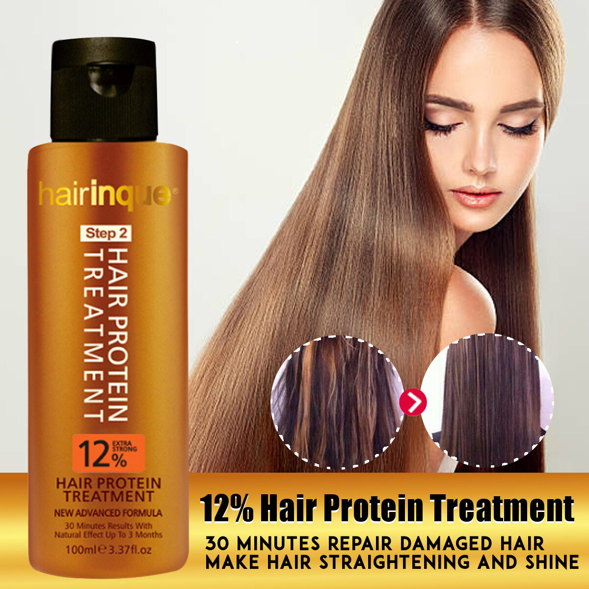 Protein treatment for hair straightening at home Clearance