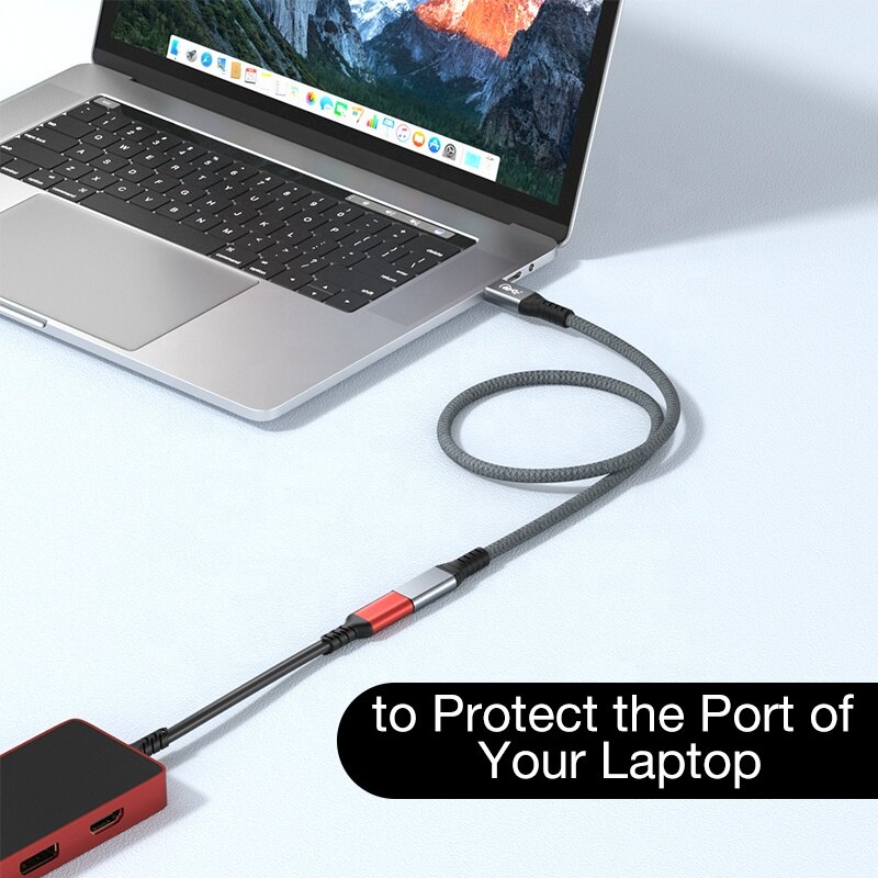 Ecily Thunderbolt 4 USB C Cáp nối usb4 mở rộng 40gbps Cáp dữ liệu 8K 60Hz PD 5A/100W Type-C dây Cáp truyền dữ liệu cho MacBook Pro