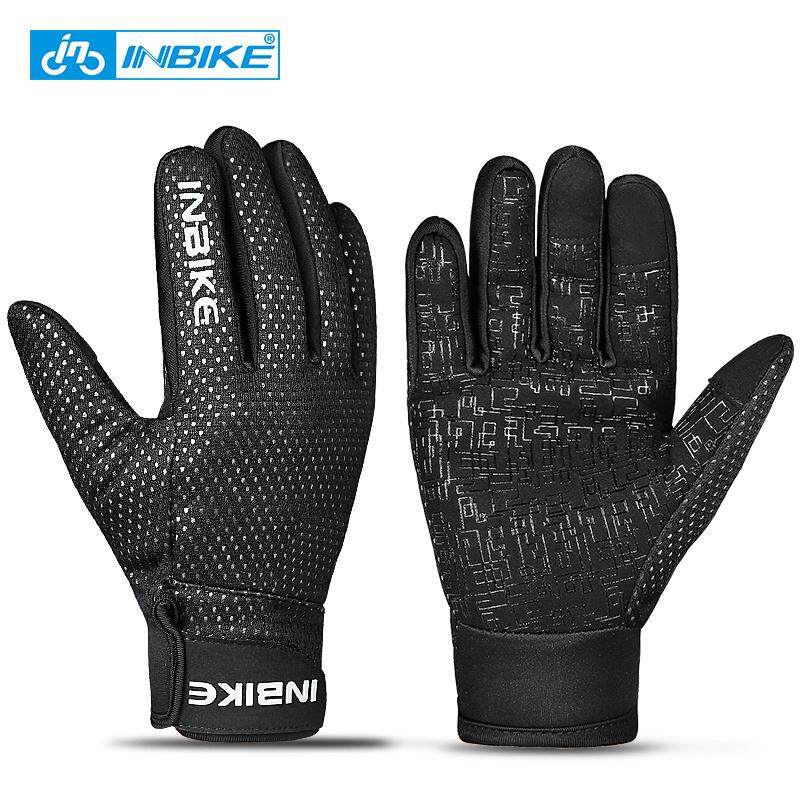 Full Finger Cycling Gloves Windproof Touchscreen Off Road Bike Gloves Sports Men