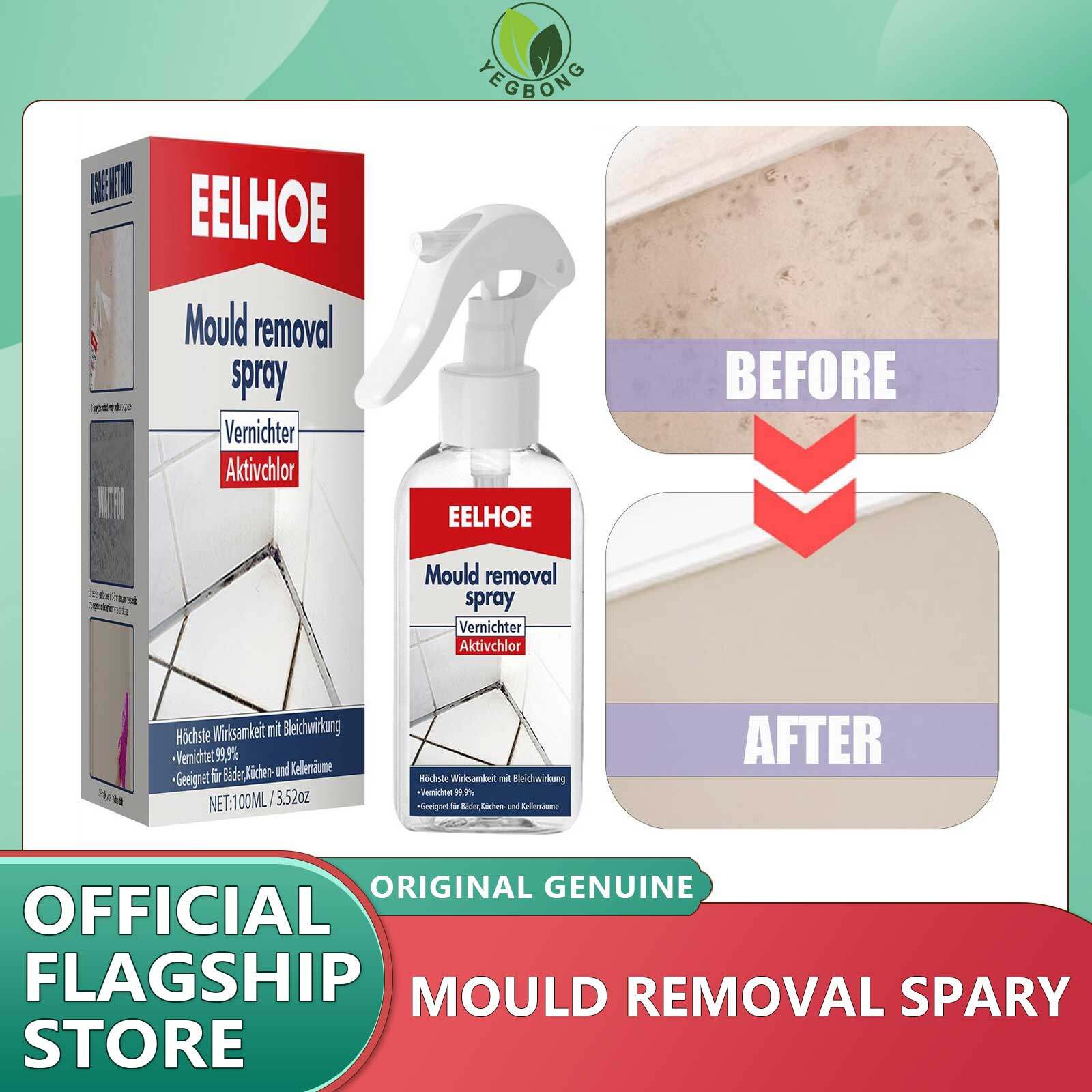 EELHOE Mildew removal active foam spray refrigerator seal ring mold removal home wall tile multi-purpose mildew cleaner All-purpose Active Foam Mildew Cleaner Mold Stain Remover Spray For Wall Wood Floor Bathroom Tile Mattress