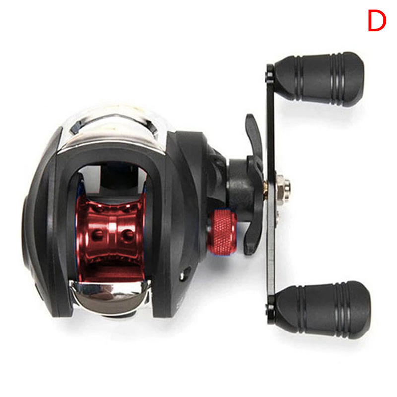 IPTY Blowing Fishing Reel Left Right Hand Baitcasting Reel Adjustable Brake System 8kg