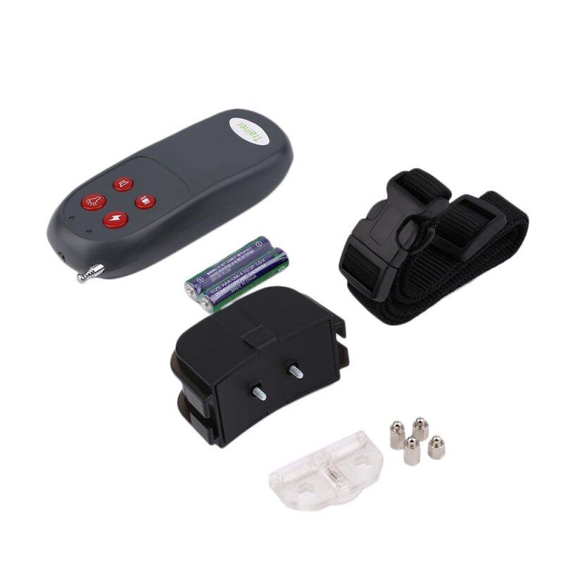 BRC 4 trong 1 Chó điều khiển từ xa thiết bị huấn luyện Sốc rung cổ áo huấn luyện viên an toàn chống sủa đường dài huấn luyện viên từ xa cho thú cưng