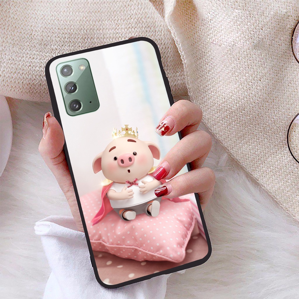 Ốp lưng samsung galaxy note 20 viền dẻo tpu bst heo con