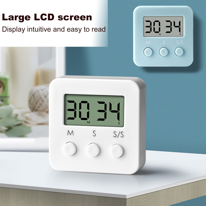 LCD quản lý hẹn giờ học sinh học Tự Kỷ Luật Đồng hồ bấm giờ có chức năng nhắc việc Mini dễ thương Đồng hồ báo thức điện tử dụng cụ nhà bếp