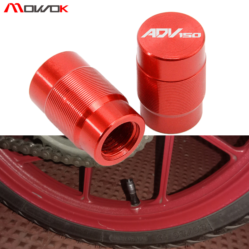 Aluminum Motorcycle Valve Stem Caps – Set Of 2 – Universal Fit For Honda HRC & Most Bikes
