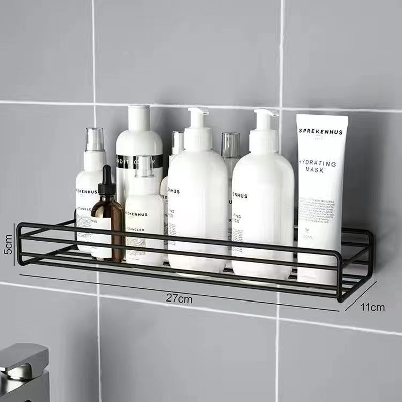 Punching-free bathroom bathroom toilet wall rack wall tripod rack storage rack