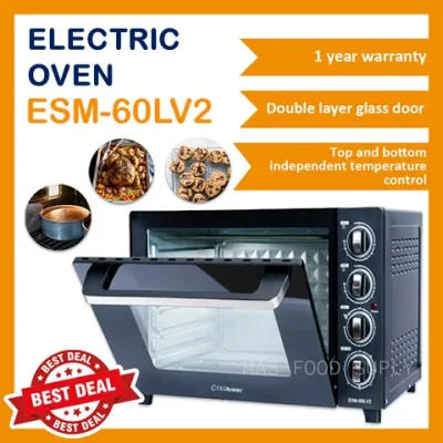 THE BAKER Electric Oven 60L/ 60 Litres ESM-60LV2 / THE BAKER ESM60LV2