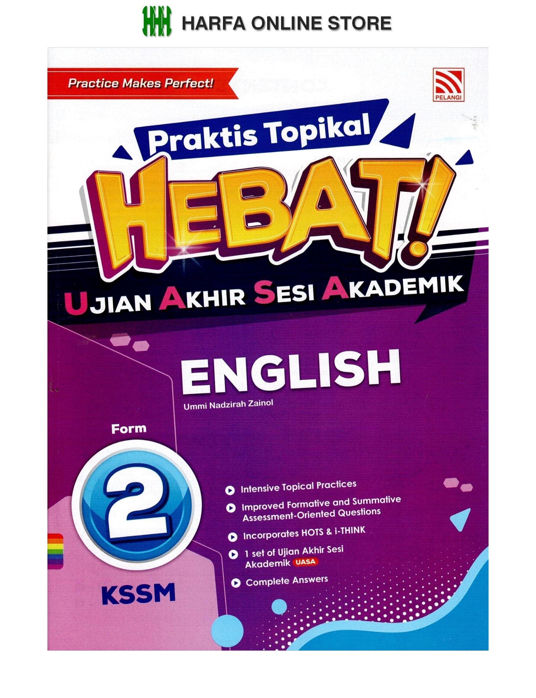 Buku Latihan Form 2 Praktis Topikal Hebat Uasa English Form 2 Kssm