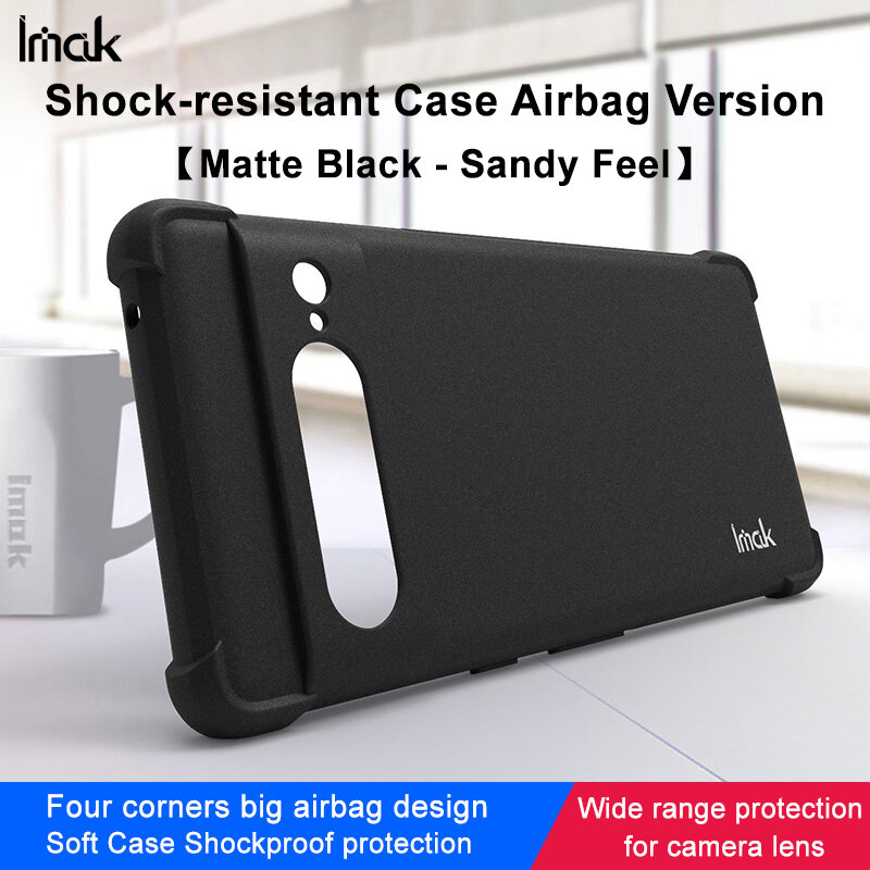 Ốp Lưng Chống Sốc IMAK Cho Google Pixel 8 Pro Pixel 7 Pro Pixel 7A Pixel 7 Google Pixel 6 Pro Vỏ Silicon TPU Mềm Vỏ Mờ