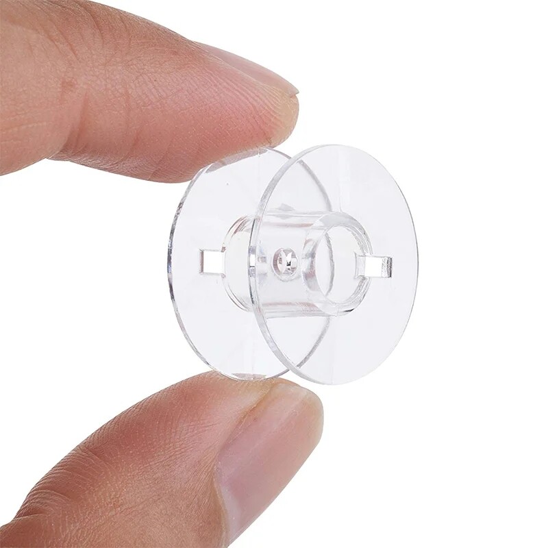 Trong suốt ống chỉ máy may nhà nhựa rỗng spool bobbins dụng cụ may mặc Phụ kiện phổ chủ đề bobbin
