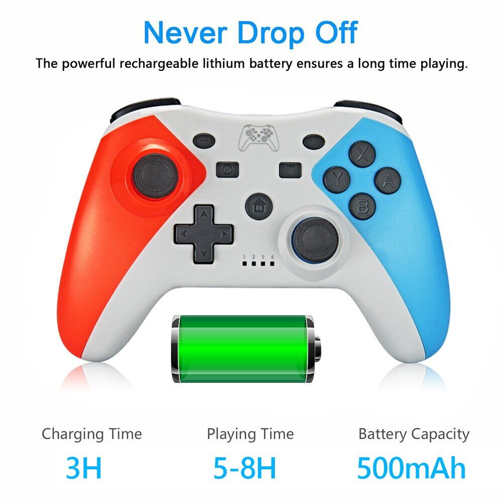Narsta Bluetooth-compatible Turbo Gamepad for Nintendo NS-Switch NS Switch Oled Console Wireless USB Joystick Switch Pro Controller