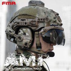 2022 Version New Full Digital Dual DPS FMA AMP Tactical Headset Communication Noise Reduction V20/V60 PTT Military Accessory