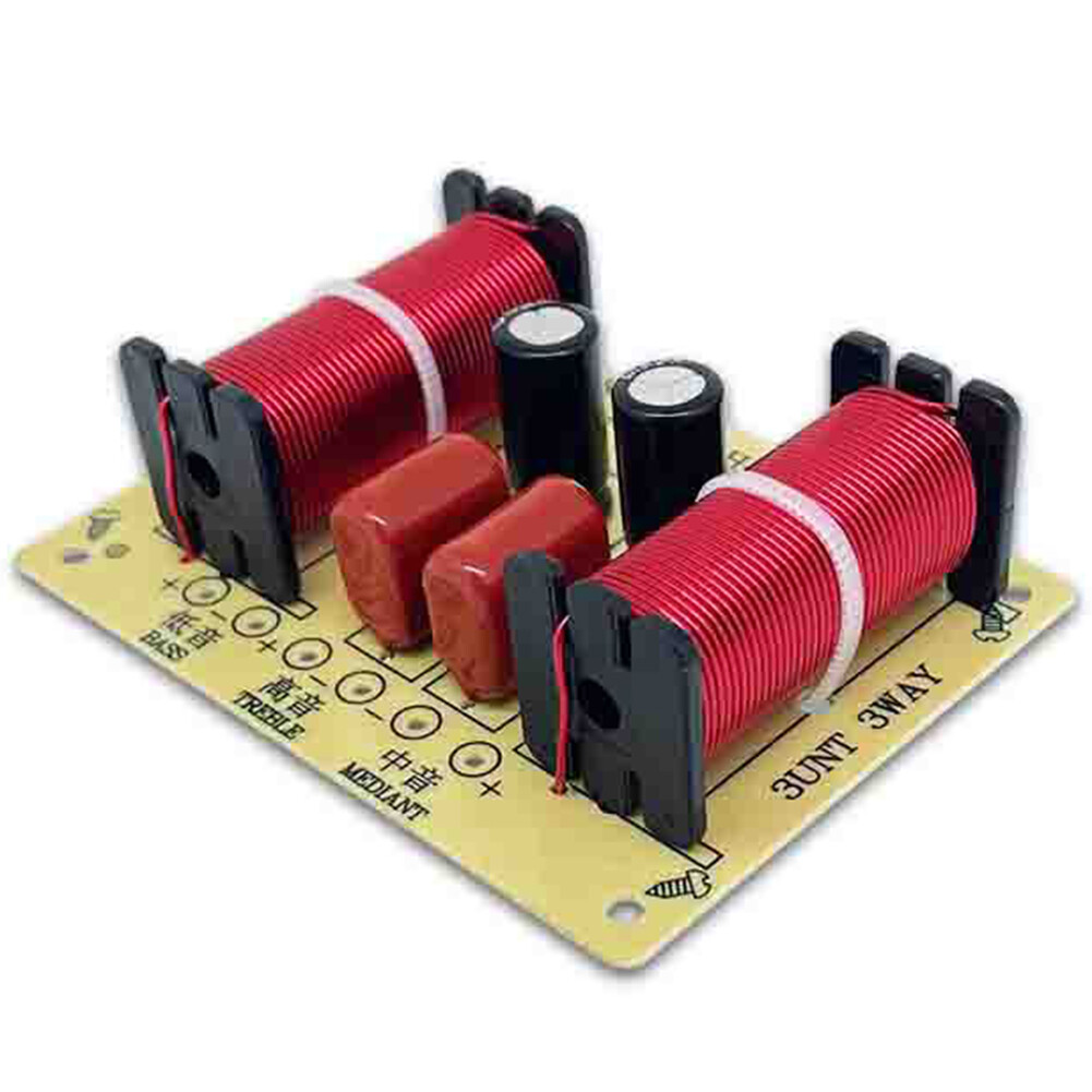 3 Way Speaker Crossover Circuit Treble Midrange Bass Frequency Divider Kit