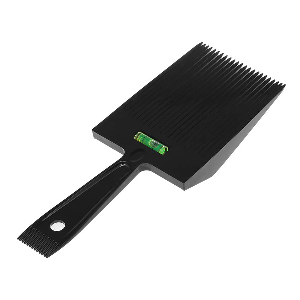 BEAUTYBIGBANG Beige color Men's Barber Shop Oil Head Comb Push Flat Head Hairdressing Horizontal Comb Bangs Ruler Balance Comb Cursor Cut Hair Comb