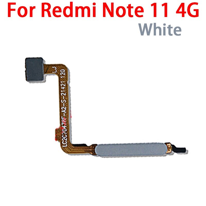 Fingerprint Sensor Flex Cable For Xiaomi Redmi Note 11 11 Pro 11Pro Plus 4G 5G Fingerprint Sensor Power Button Flex Ribbon Parts