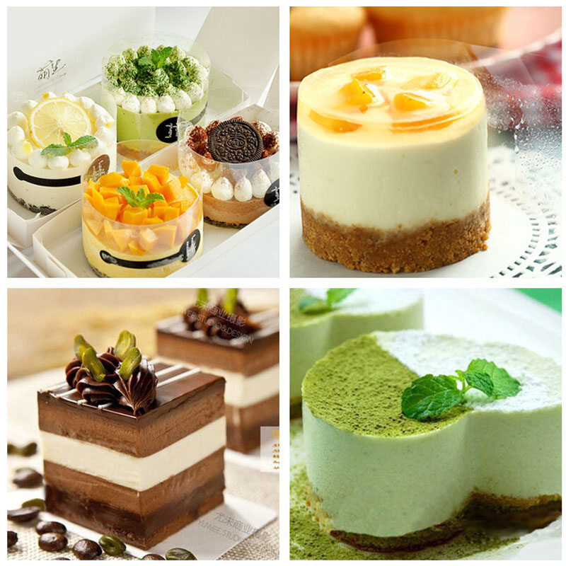 Houseeker Tấm cuộn bọc xung quanh bánh mousse/bánh sô cô la, bằng nhựa pp - INTL