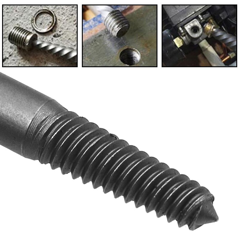 [SHICHEN SHENG] 5pcs Screw Extractor Center Drill Bits Guide Set Broken Damaged Bolt Remover Hex Shank And Spanner For Broken Hand Tool