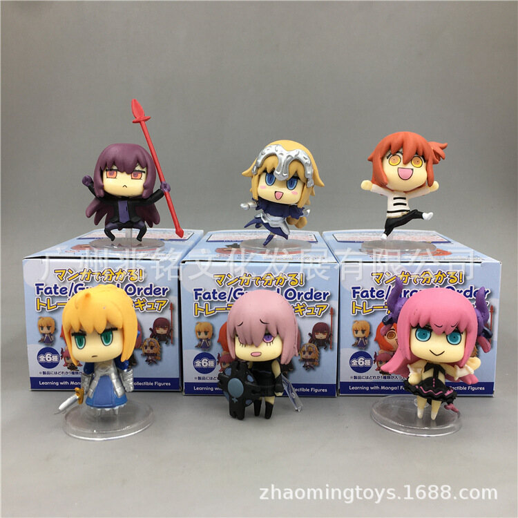 Fate Grand Order Fate Order Fgo Capsule Toy Decoration Doll Full 6 Models