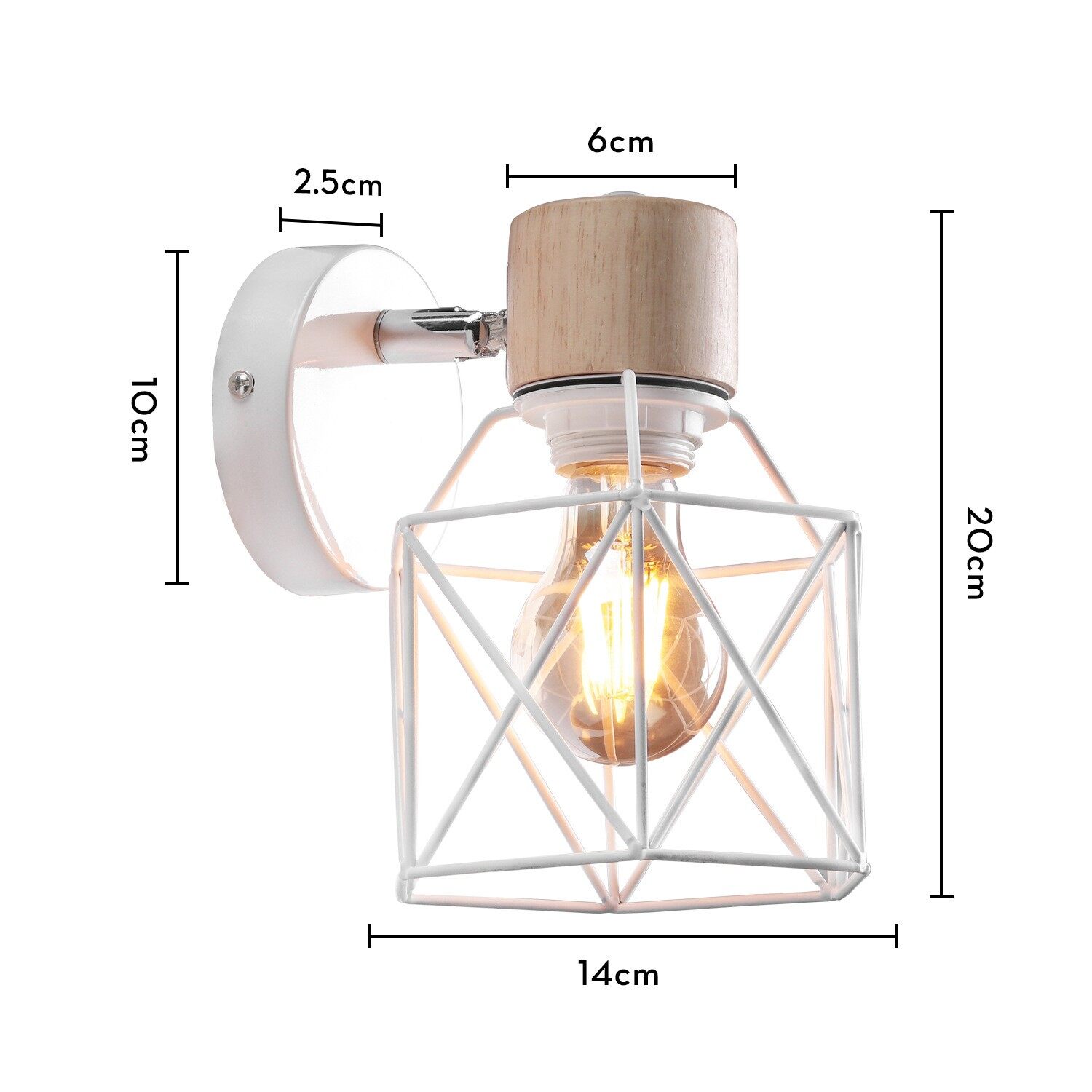 New minimalist led wall lamp Modern bedroom lamp Coffee restaurant Creative corridor wall lamp Iron Art Nordic corridor wall lamp