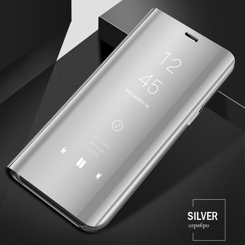 Smart mirror flip case for lg v30 v40 v50 v60 g8 k42 k52 k51s k41s k61 cover with sleep/wake