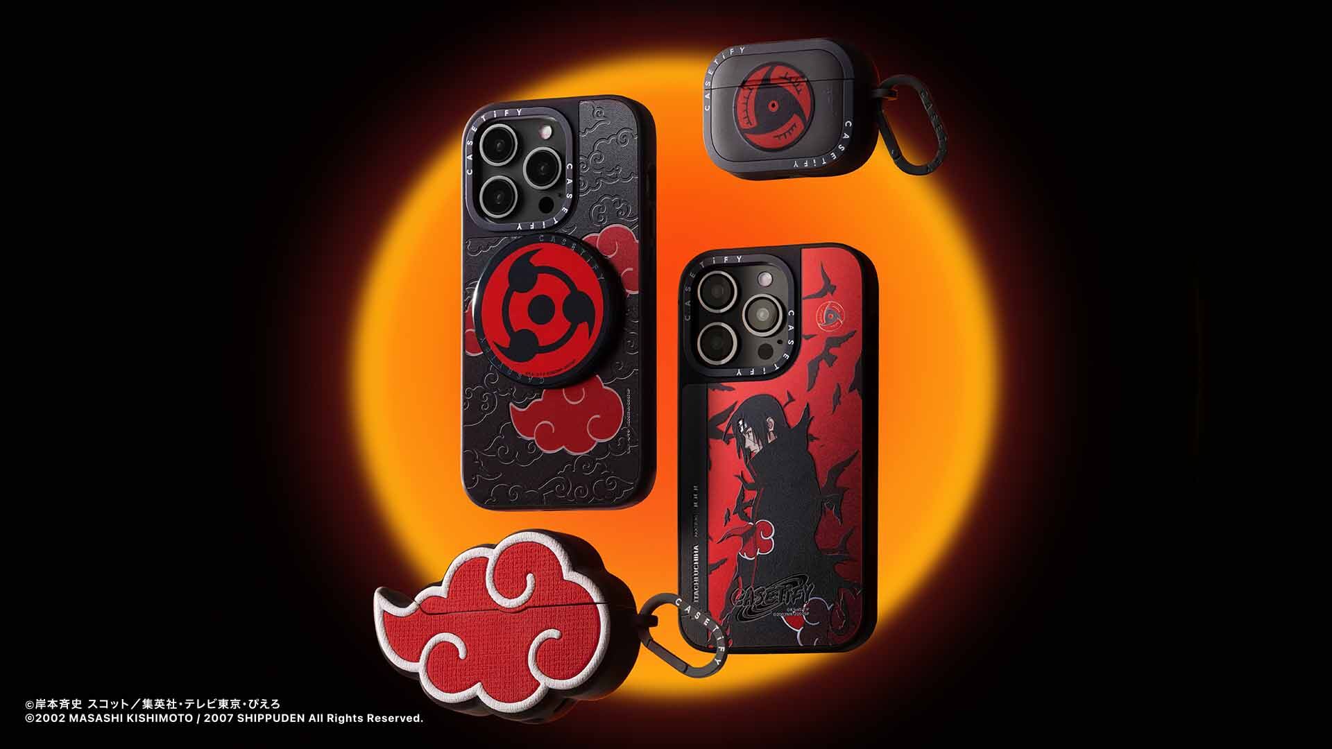 新品　casetify ナルト Akatsuki AirPods pro 2 暁 Akatsuki Cloud Collectible AirPods Pro 2 Case [NARUTO] | j