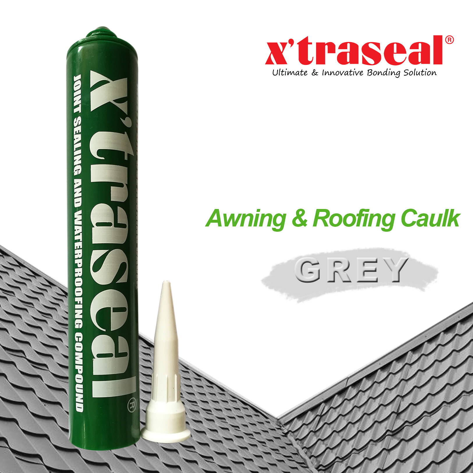X'TRASEAL Awning Silicone / Roofing Caulk Lazada