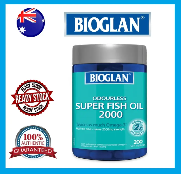 Bioglan Super Fish Oil 00mg 0 Capsules Lazada