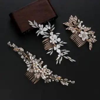 1 Chic Rhinestone Tiara Handmade Headpieces Wedding Barrettes