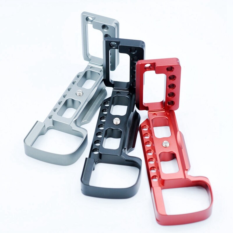 1 Pcs Quick Release L Plate Bracket Vertical L Bracket for Sony A6100/A6300/A6400 Digital Camera Black