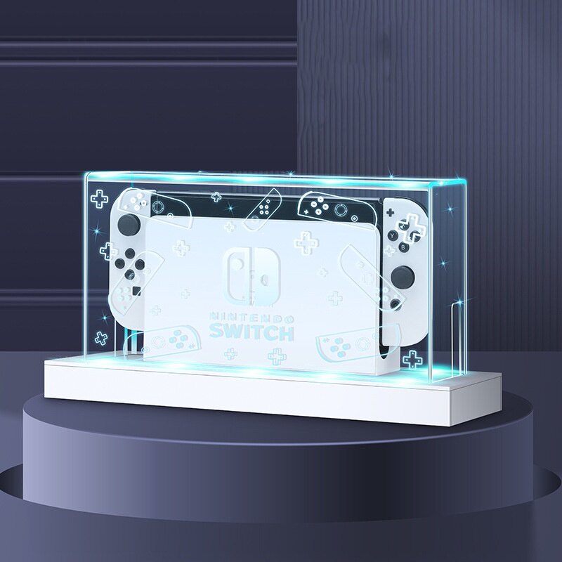 Ốp Chống Bụi Trong Suốt Phát Sáng 20 Màu Cho Nintendo Switch & Switch Đế Sạc OLED