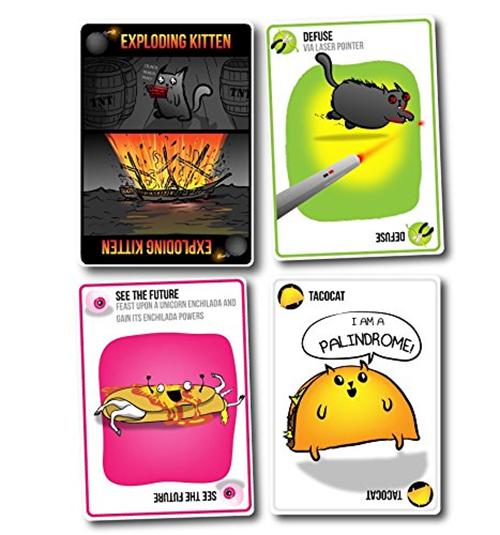 Exploding Kittens Card Game Laminating Film Card Waterproof Drinking get-together Party Card Board Game