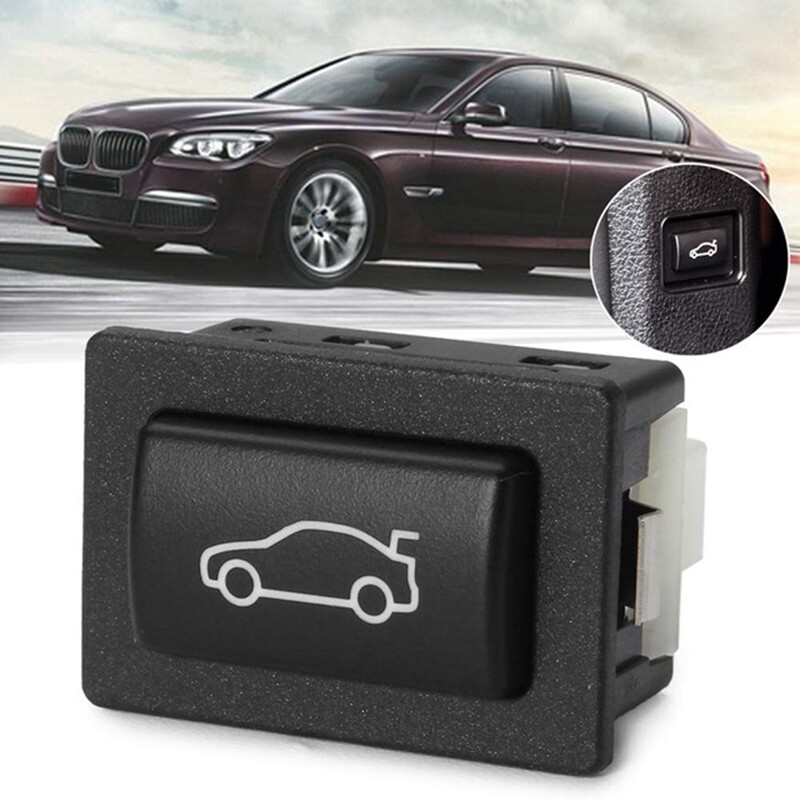 Universal car trunk unlocking switch button plastic black for bmw f20 f30 f35 f10 f11 f18 e84 61319200316 2011-2014