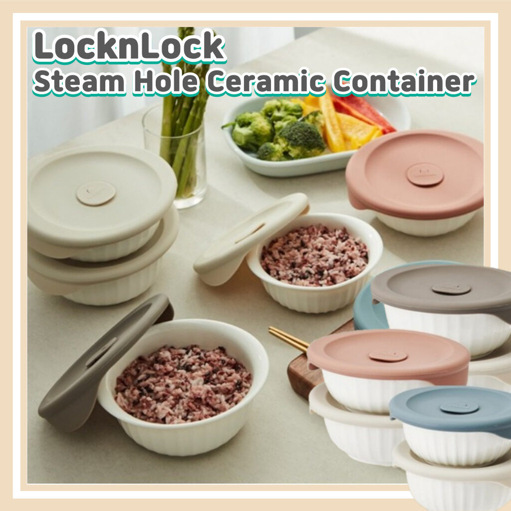 LocknLock Steam Hole Ceramic Container/Microwave Cooking Container 3