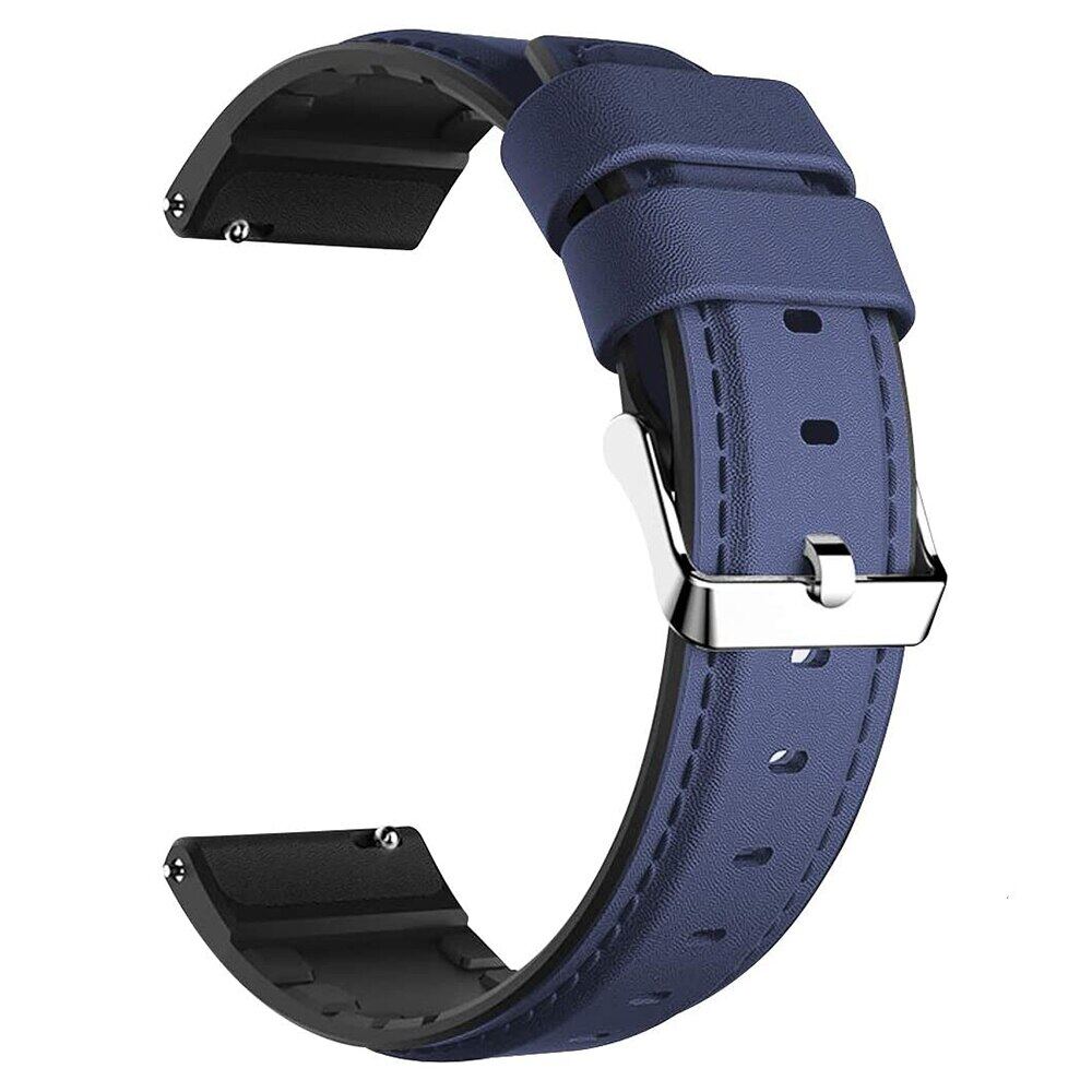 Leather strap For Samsung Galaxy Watch 4 classic 46mm 42mm 44mm 40mm No