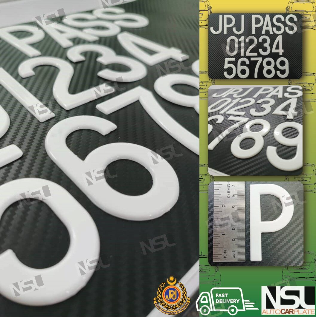 š„READY STOCKš„BUAT SIAPš„C70 Flat JPJ Number Plate Kereta/Standard Size