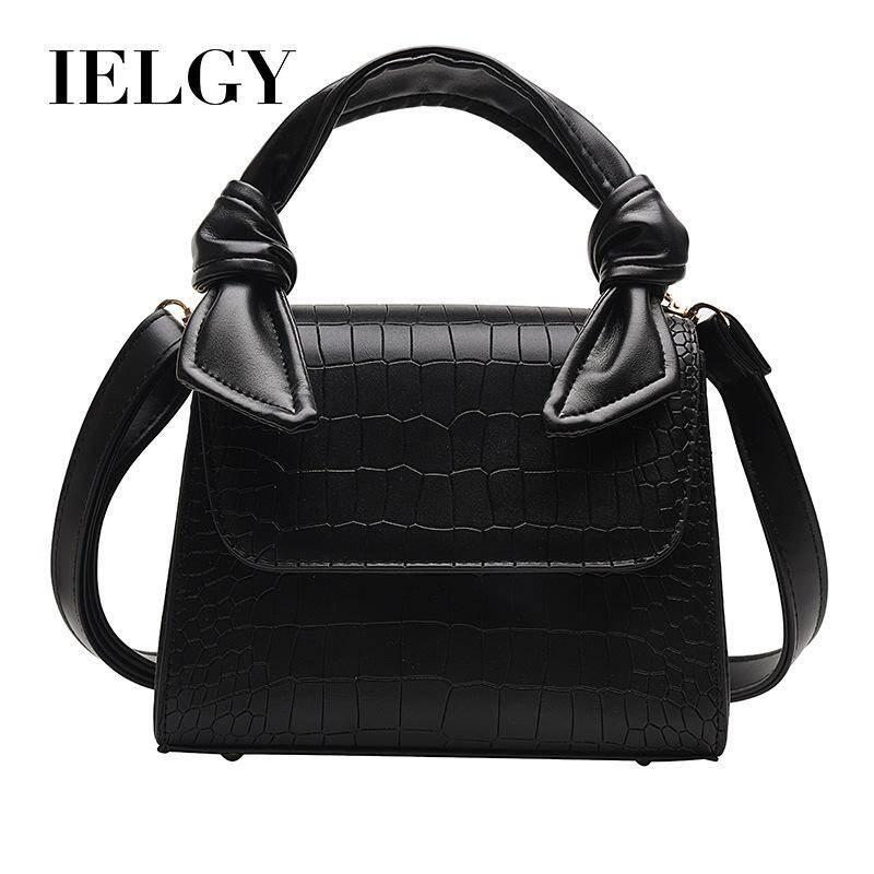IELGY Korean stone pattern slanting portable small square bag