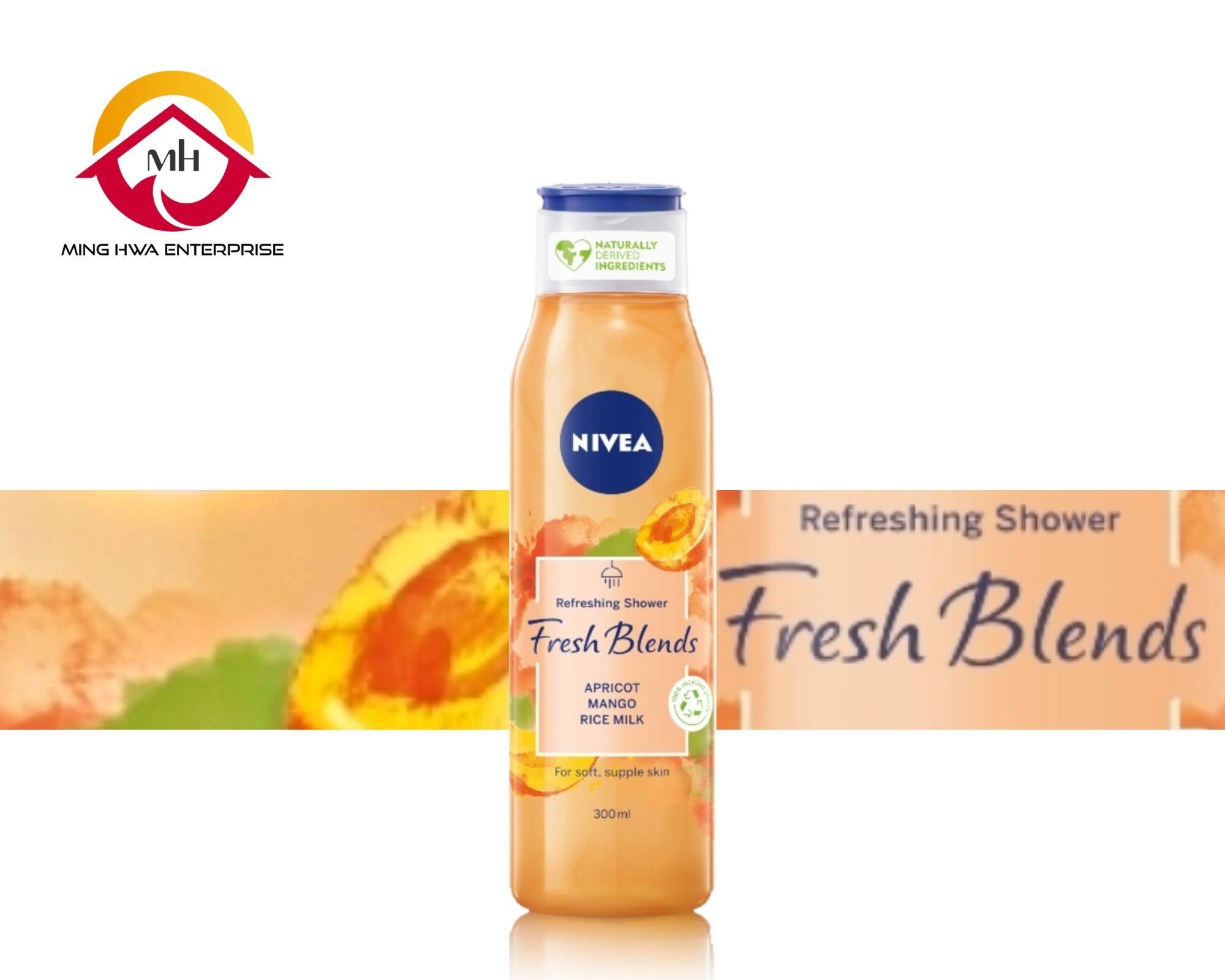 Nivea Fresh Blends Apricot Mango Shower 300 ml Lazada